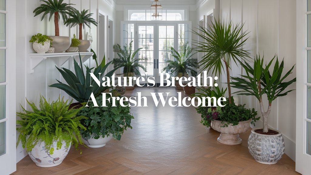 air purifying hallway plants