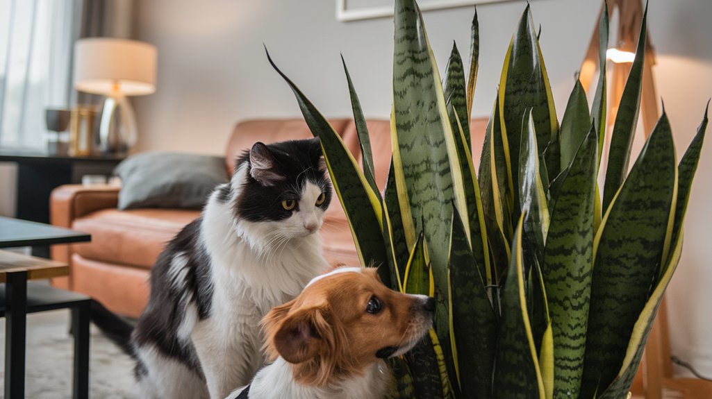 snake plants are toxic