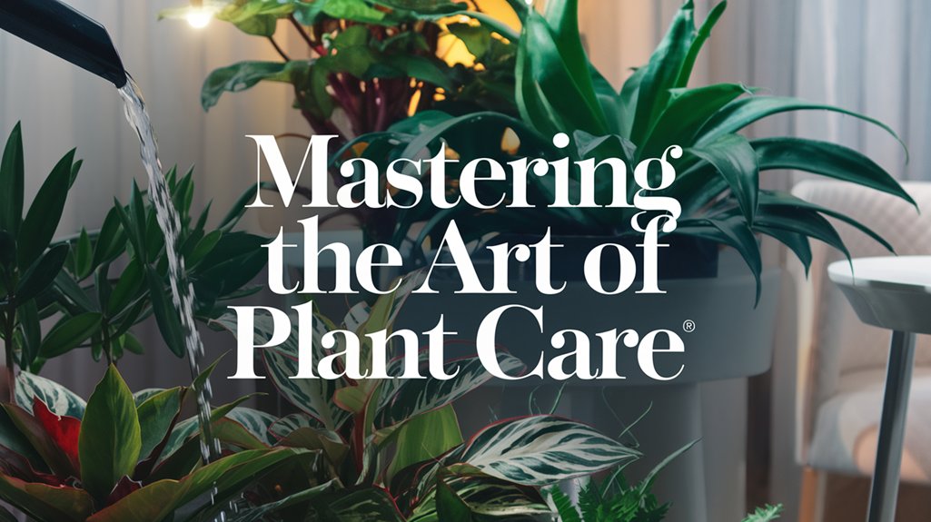 watering air purifying plants properly