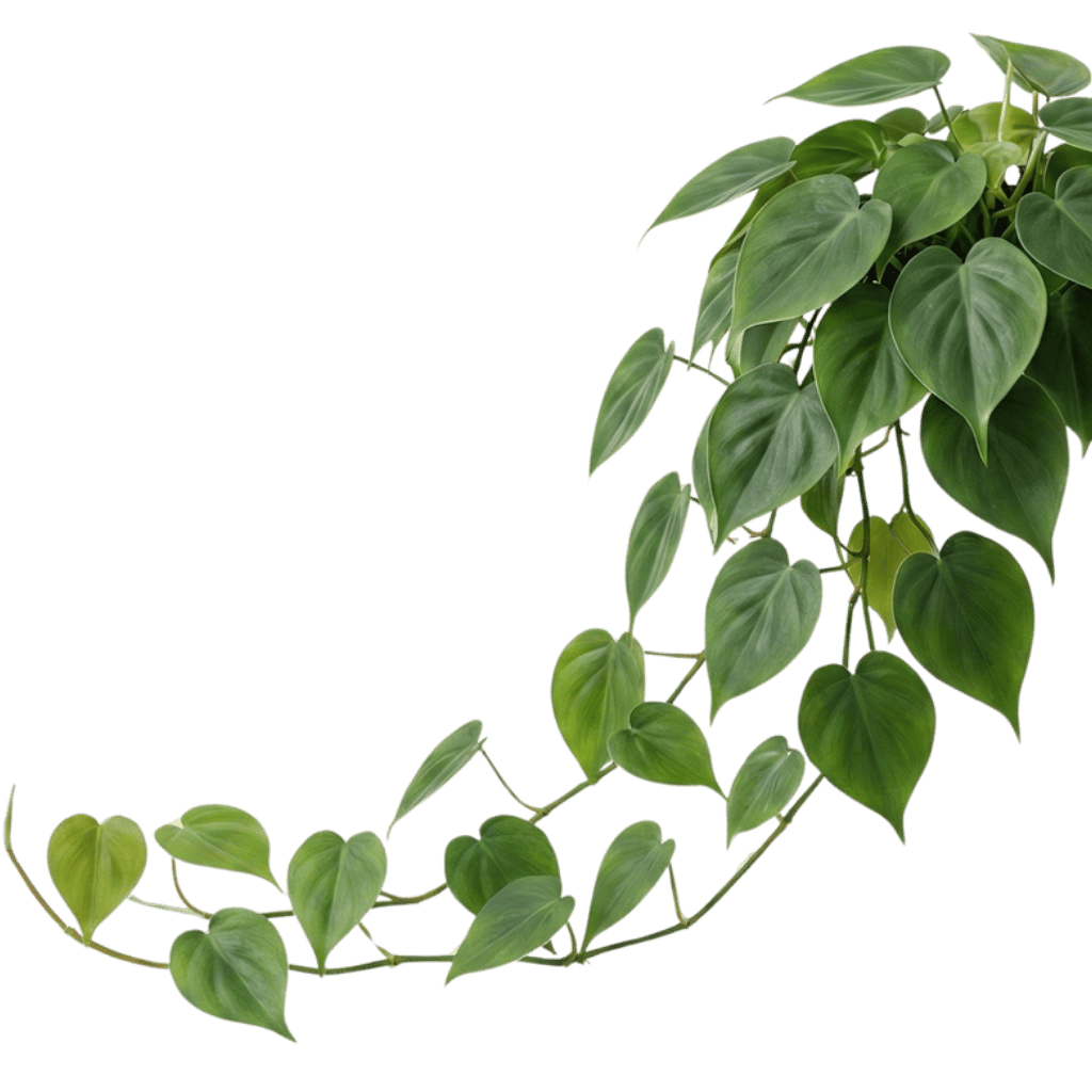 Herzblatt-Philodendron im Footer